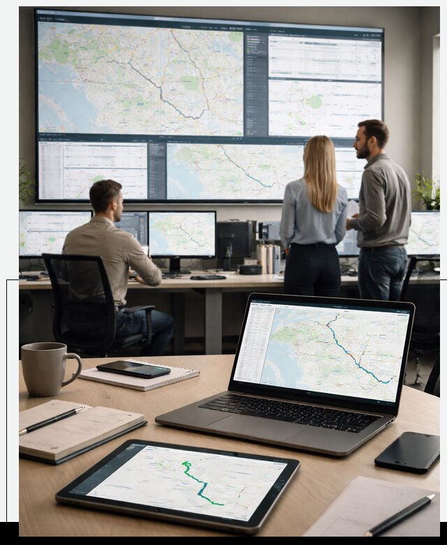 Трекинг грузов и Fleet Management, мониторинг автопарка в Усолье-Сибирском